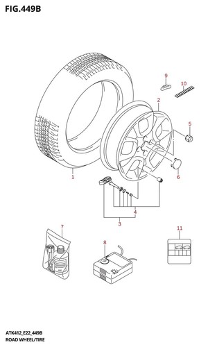 Suzuki genuine wheel aluminium - genuine,
