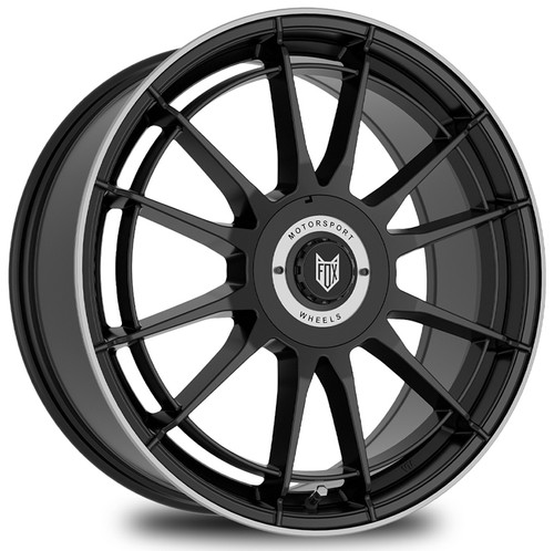 Alloy wheels fox vr4 - wheels, black