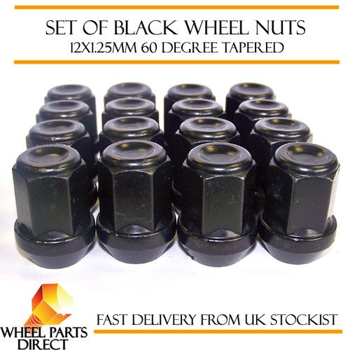 Alloy wheel nuts black - wheel,
